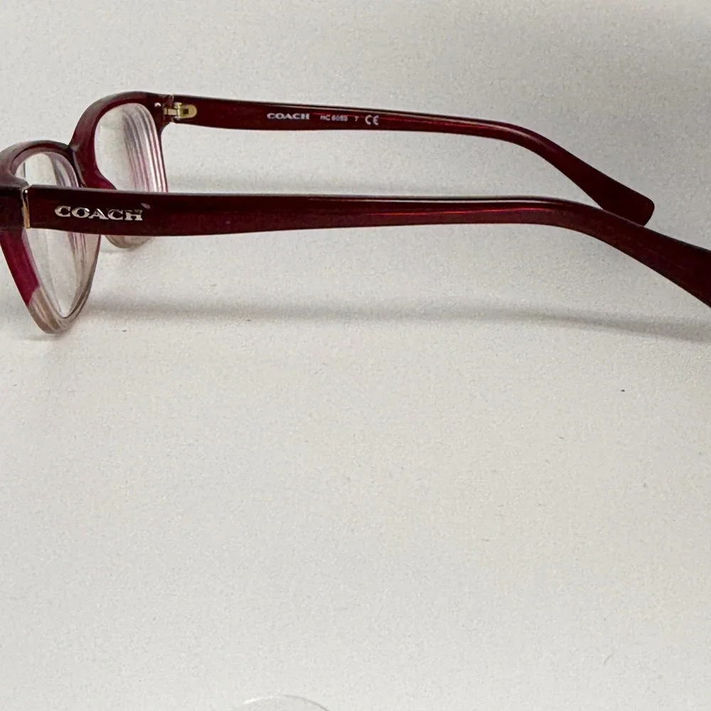 Coach HC 6089 Eyeglasses Red Sand Gradient Rectangle‎ Frames 51-16-135 22222
